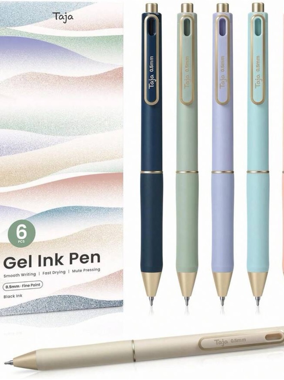 Taja 6 PCS Gel Ink Pen